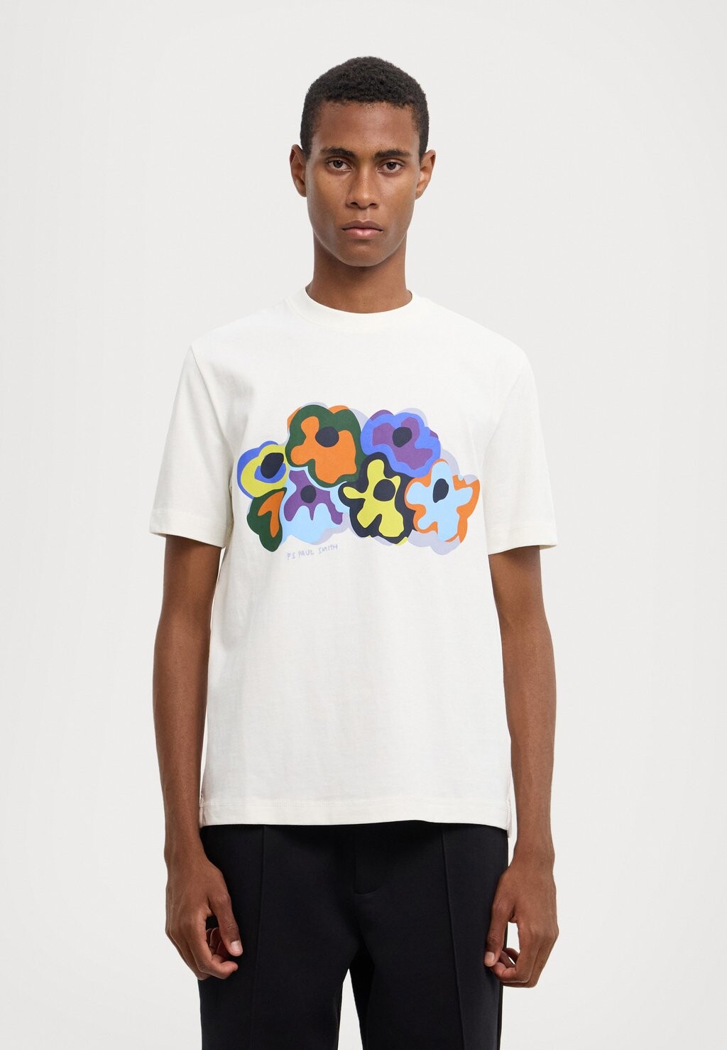 

Футболка с принтом MENS REGULAR FIT PS Paul Smith, белый