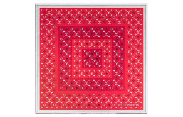 

LOUIS VUITTON Шёлковый платок, Rose Red