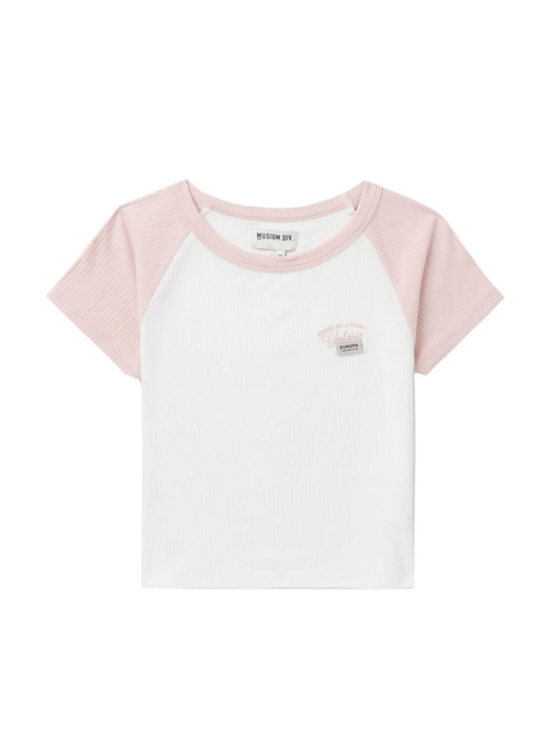 

Musium Div. футболка с вышитым логотипом, белый