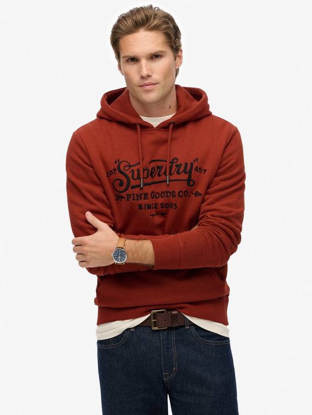 

Уютная хлопковая худи для отдыха на природе Superdry, Arizona Orange Grit