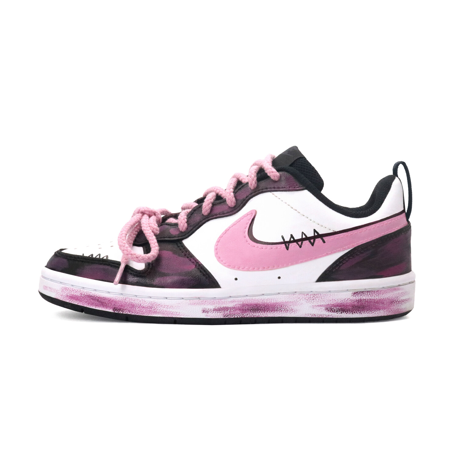 

Обувь для скейтбординга Court Borough 2 для детей, начальная школа Nike, цвет Purple/Pink/Black