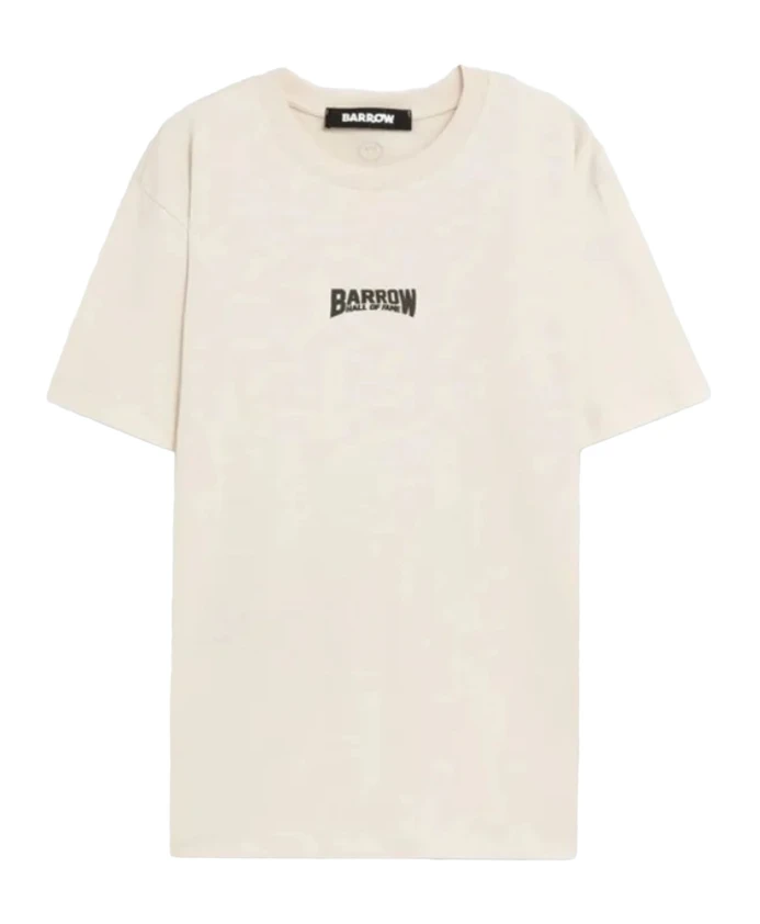

Хлопковая футболка Barrow, бежевый