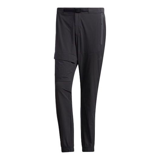 

Спортивные штаны adidas Belt Jg Pant Outdoor Casual Bundle Feet Sports Pants Black, черный