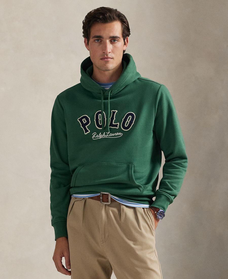 

Мужская толстовка с длинными рукавами и графическим принтом Polo Ralph Lauren, Verano Green