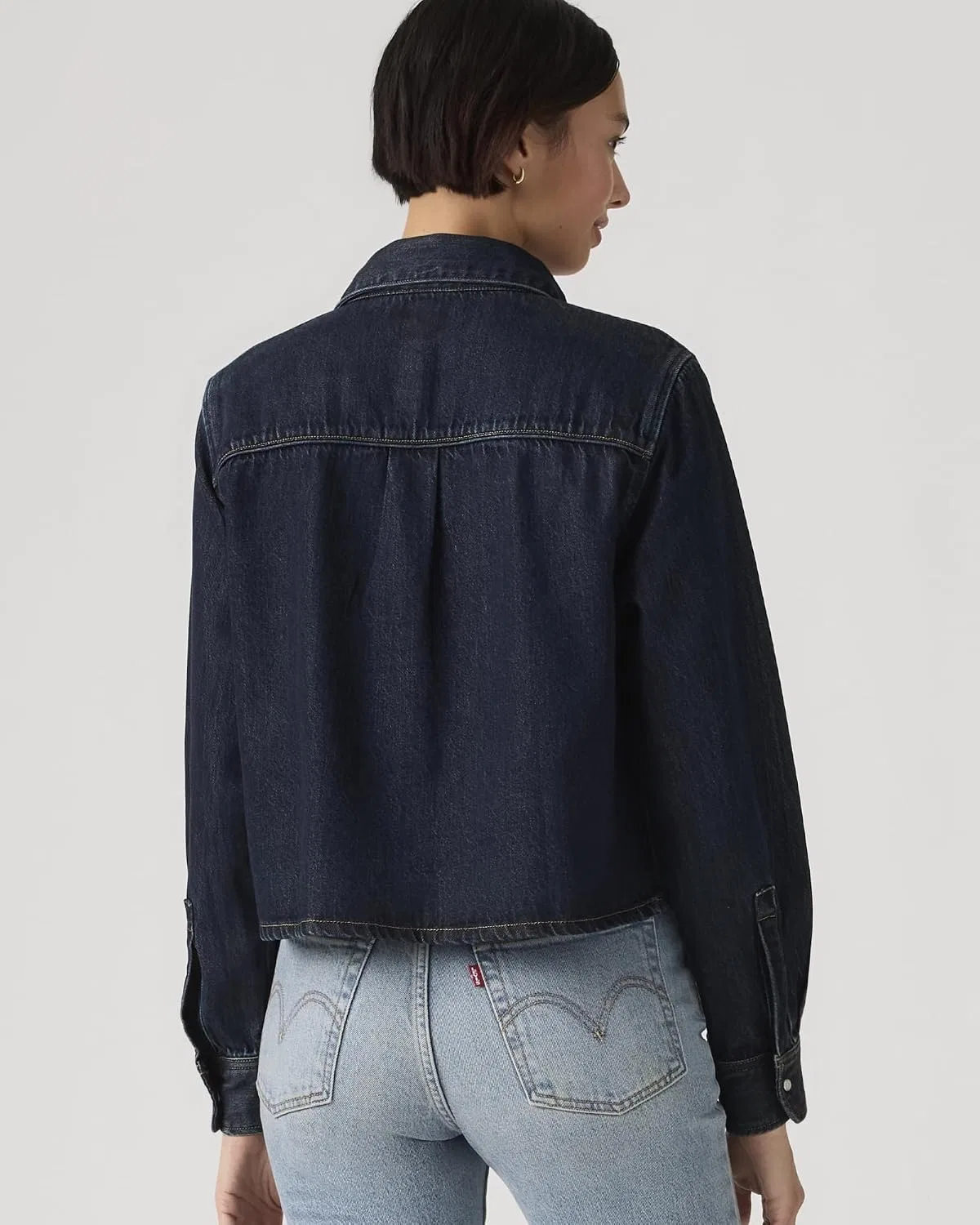 Джинсовая рубашка Logan Shacket, Levi's, темно-синий — фото 2