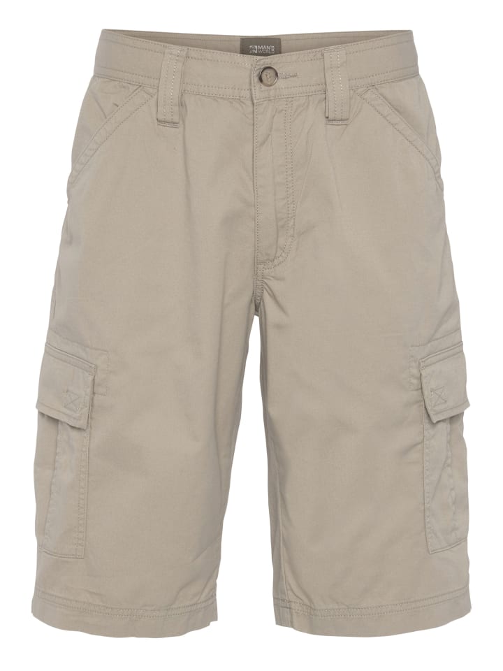 

Man's World Шорты-каргобермуды бежевого цвета