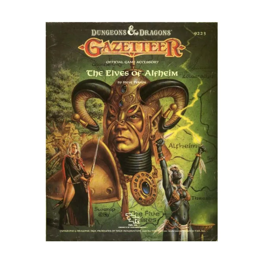 

Elves of Alfheim, Basic Dungeons & Dragons (Original Edition) - Gazetteers, мягкая обложка