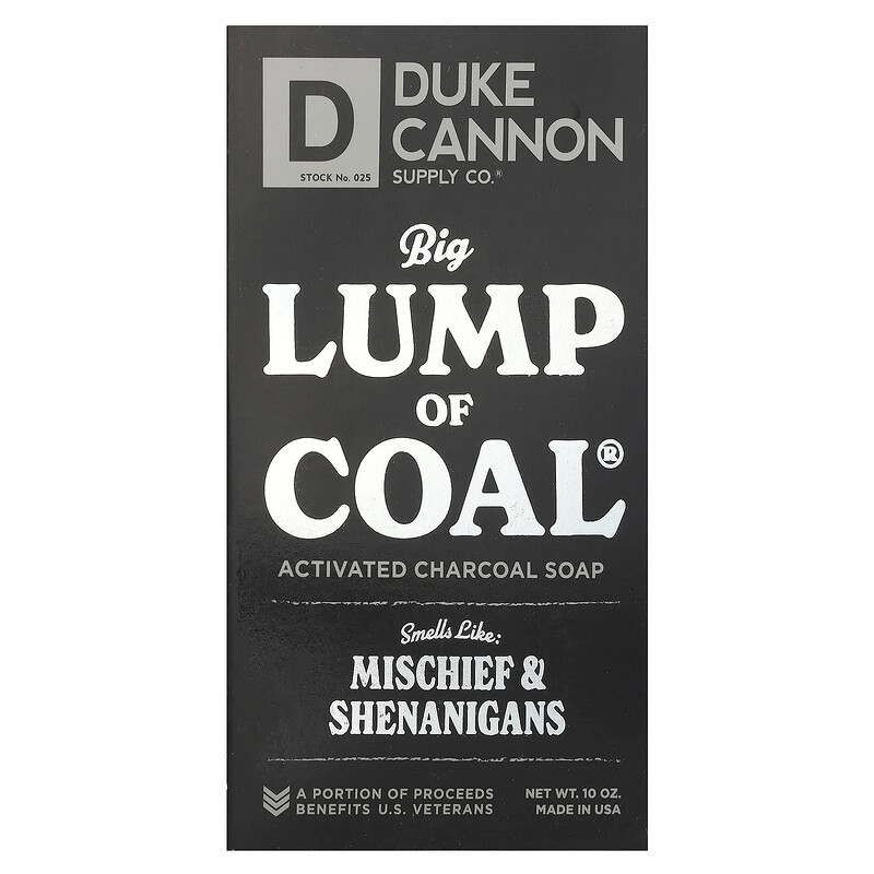 

Duke Cannon Supply Co., Big Lump of Coal, мыло с активированным углем, 10 унций