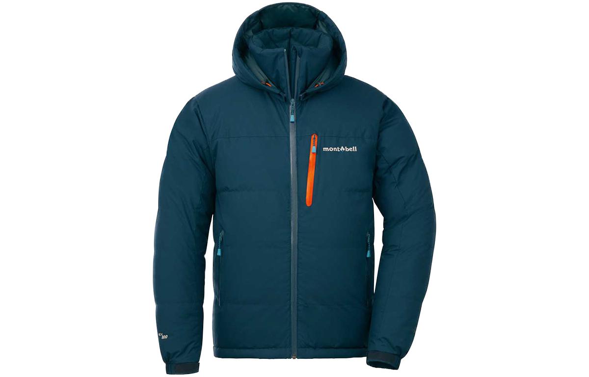 

MONTBELL Мужская пуховая куртка, BLBK Black Blue