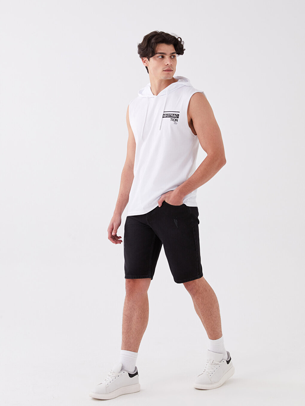 

Мужские джинсовые шорты стандартного кроя LCW Jeans, темное родео