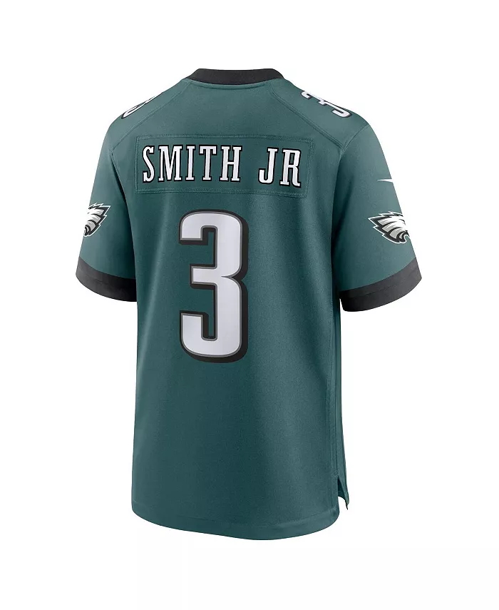 Мужская игровая футболка Nolan Smith Philadelphia Eagles Nike, зеленый — фото 3