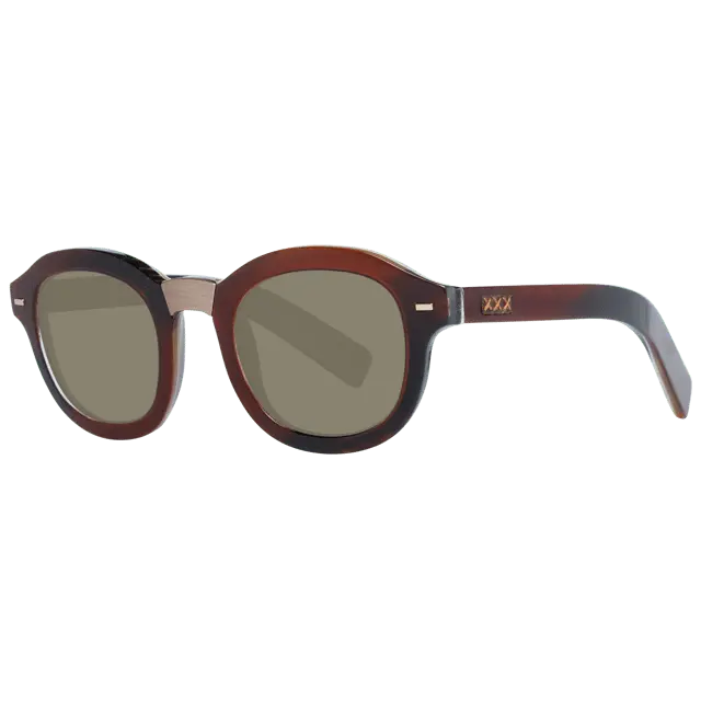 

Солнцезащитные очки zc0011 47 47e Zegna Couture, коричневый