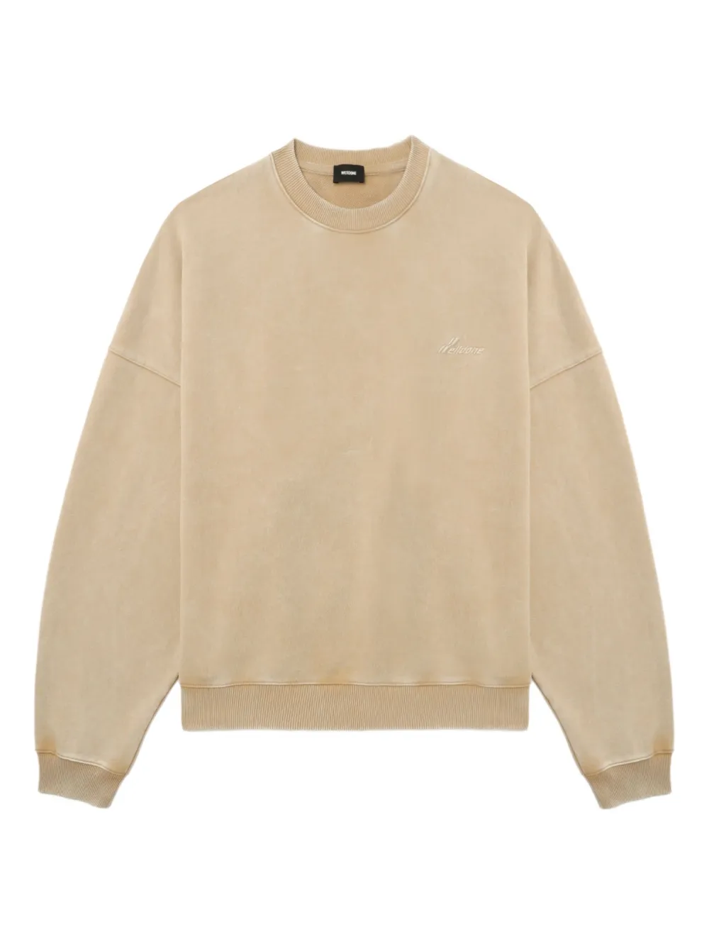 

Толстовка с вышивкой We11done, нейтральный