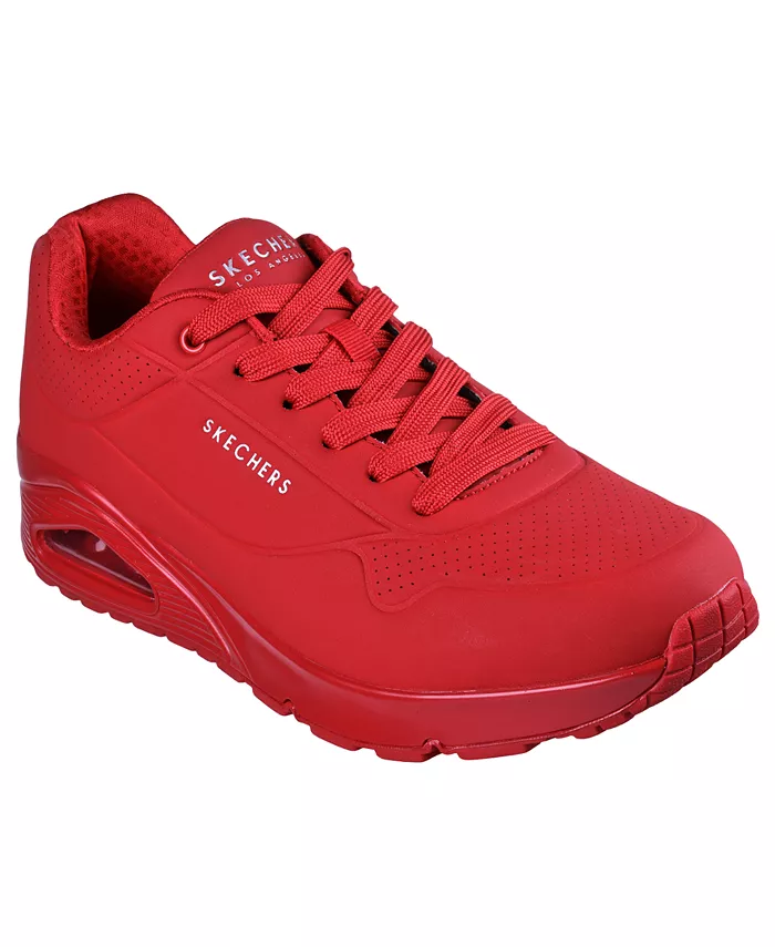 

Мужские кроссовки Uno - Stand On Air Wide-Width Casual от Finish Line Skechers, красный