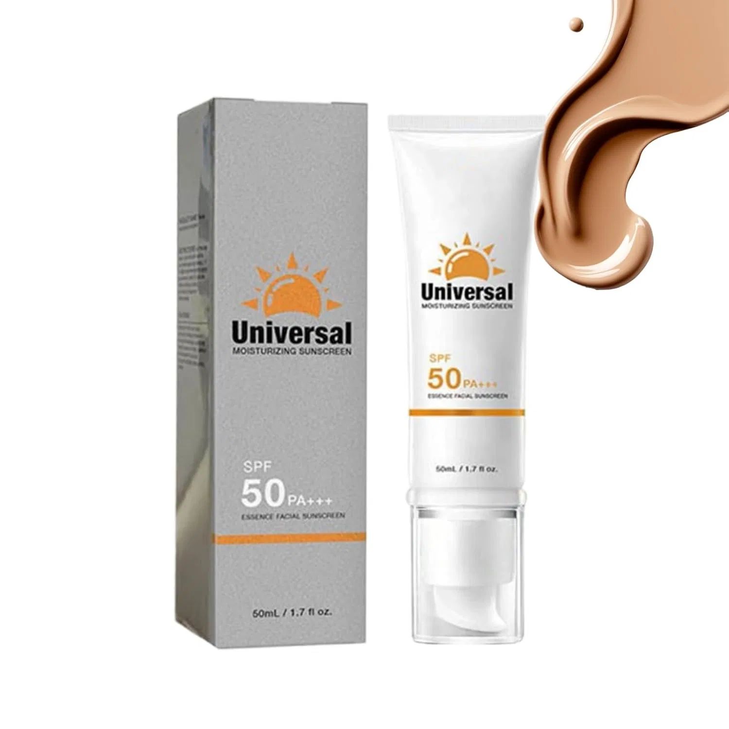 Тонирующий солнцезащитный крем для лица SPF 50, 1 штука 50 мл Radiantre, 1 Piece.