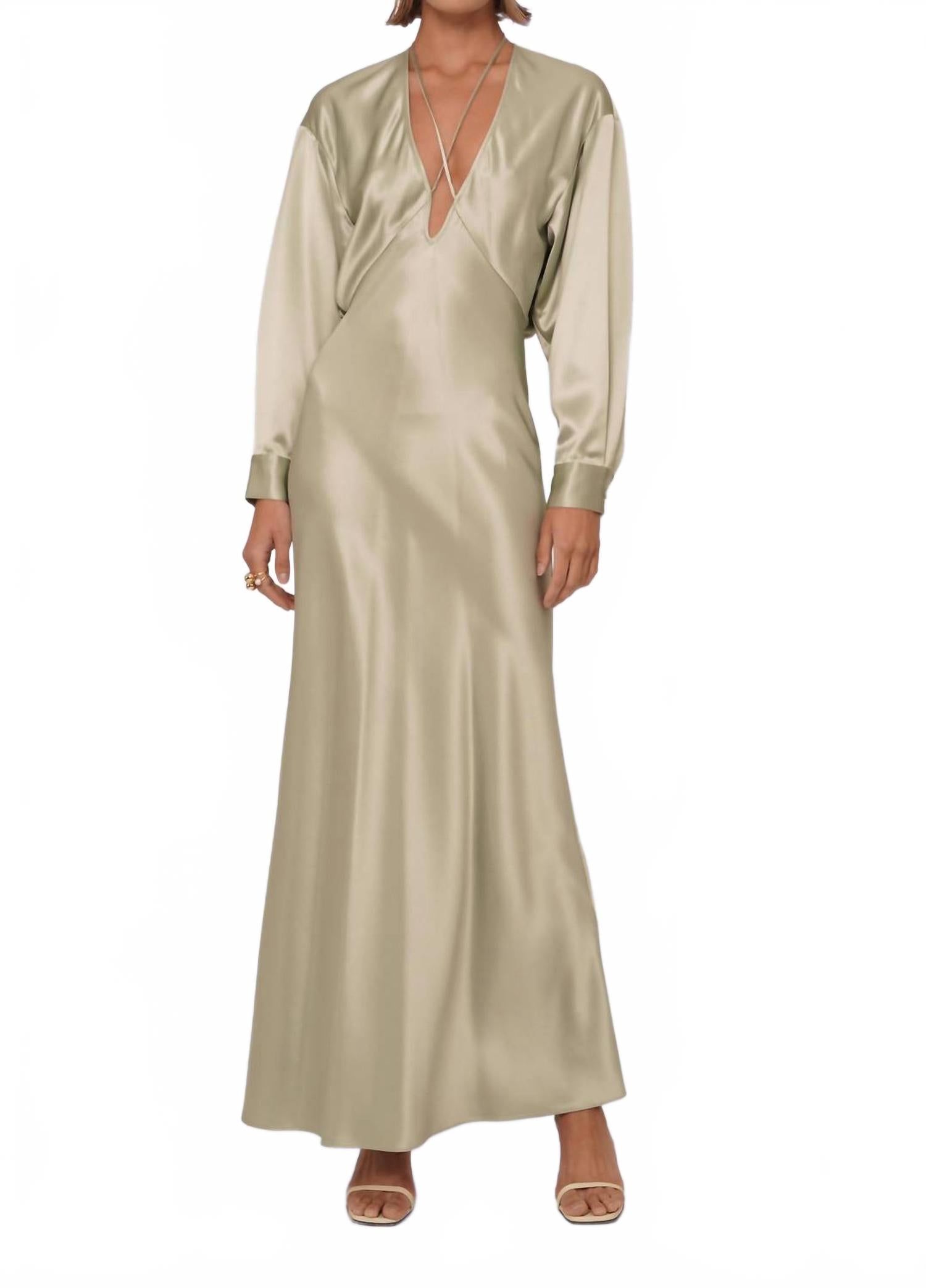 

Ромилли макси-платье в пустынном шалфе NONCHALANTLABEL, Desert Sage