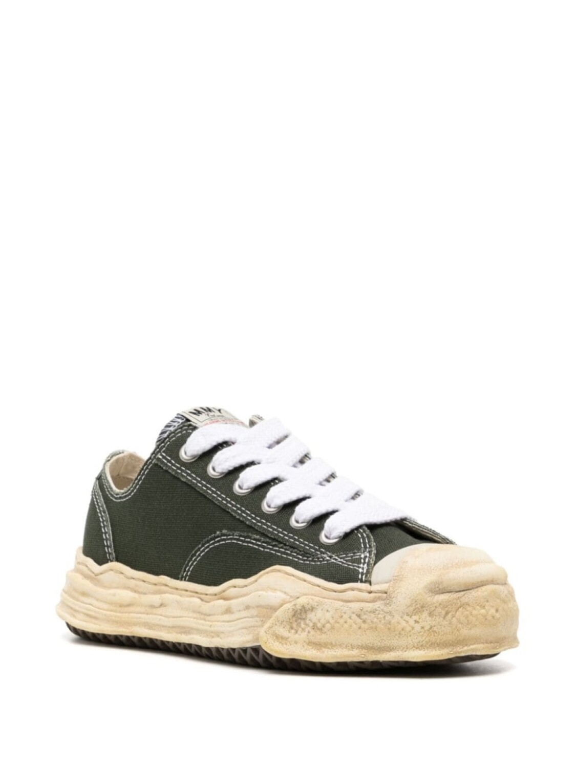 Maison MIHARA YASUHIRO кеды HANK VL OG Sole Canvas, зеленый — фото 2