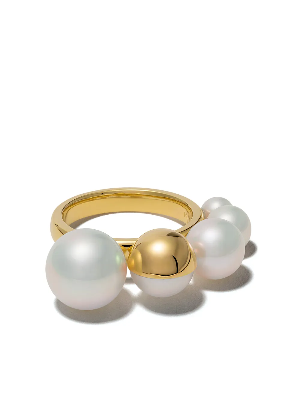 

Кольцо M/G TASAKI Shell из желтого золота с жемчугом, золотой