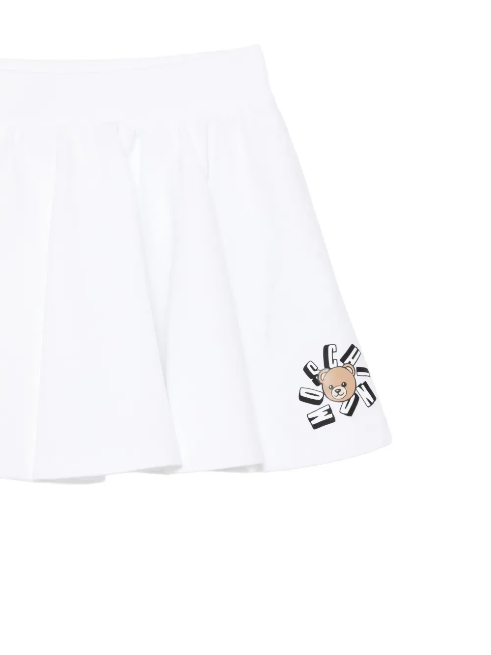 Повседневная юбка "Тедди" Moschino Kids, белый — фото 3