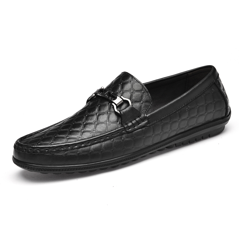 

Dunnu Мужские лоферы Gommino Black Stripes