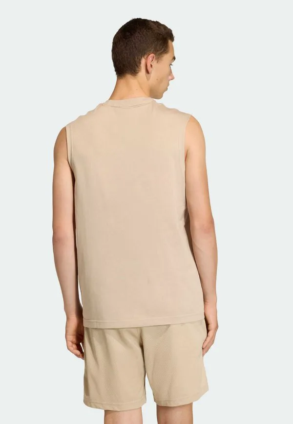 Футболка с трилистником Adidas Originals, Stone Khaki — фото 2