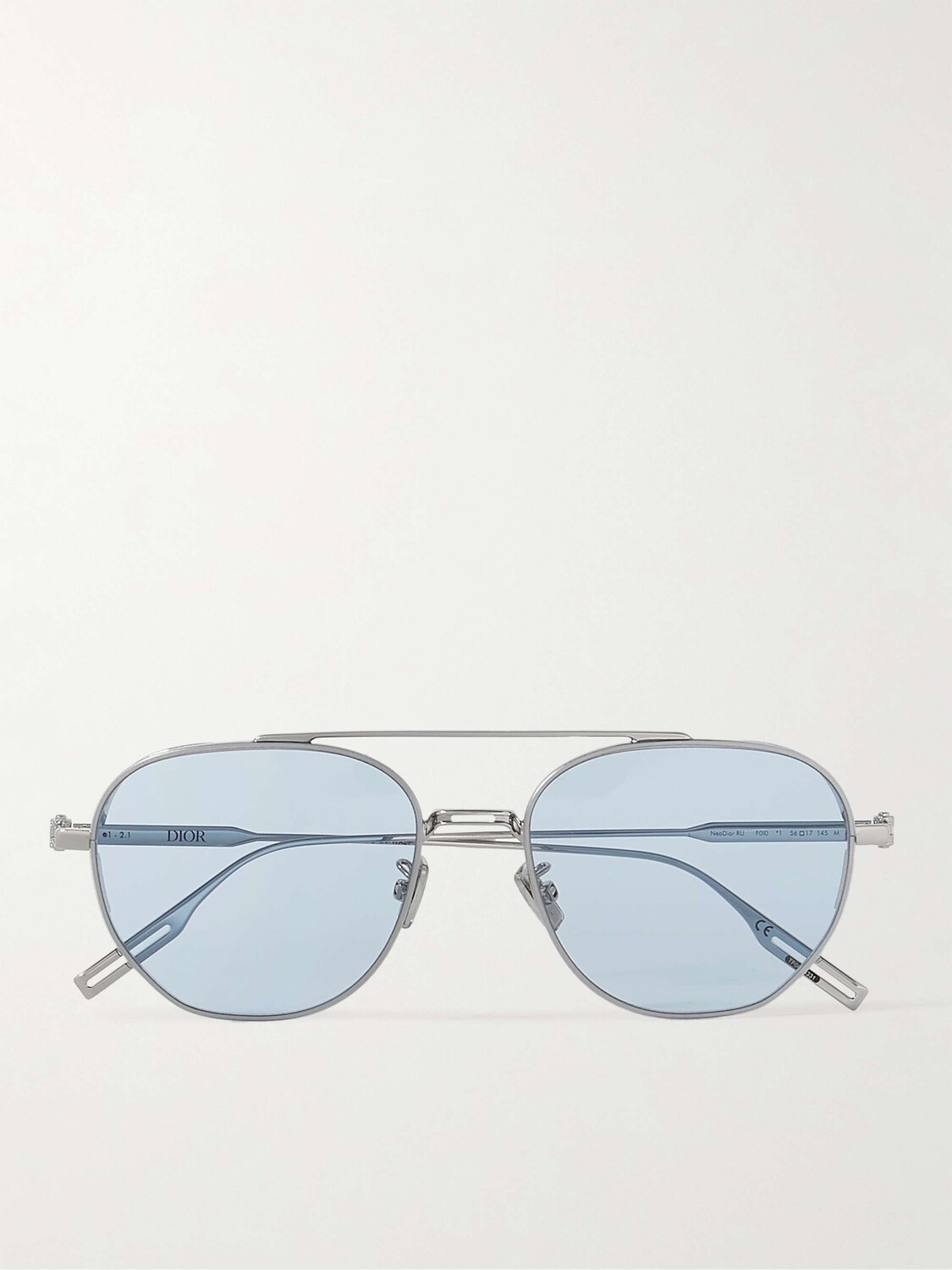 

Солнцезащитные очки NeoDior RU в стиле авиаторов с палладиевым покрытием DIOR EYEWEAR, серебро