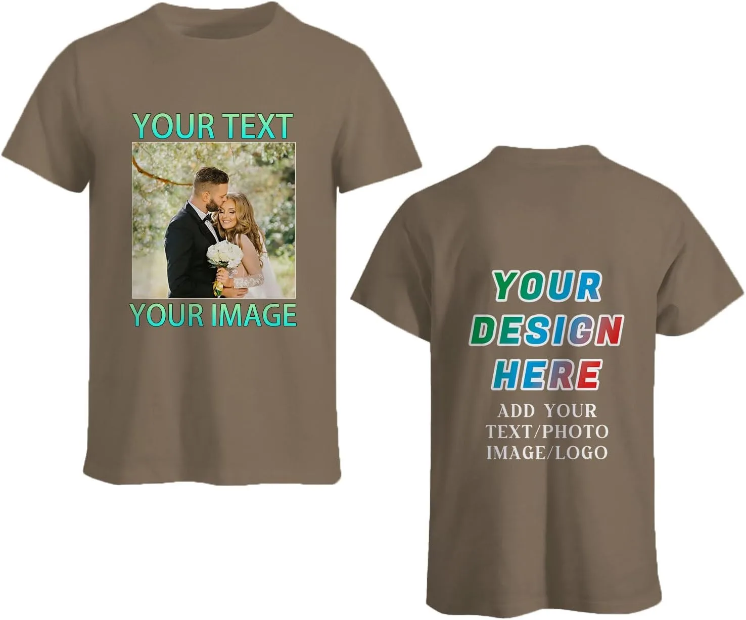 

Футболка с принтом спереди и сзади PCZEFJAS