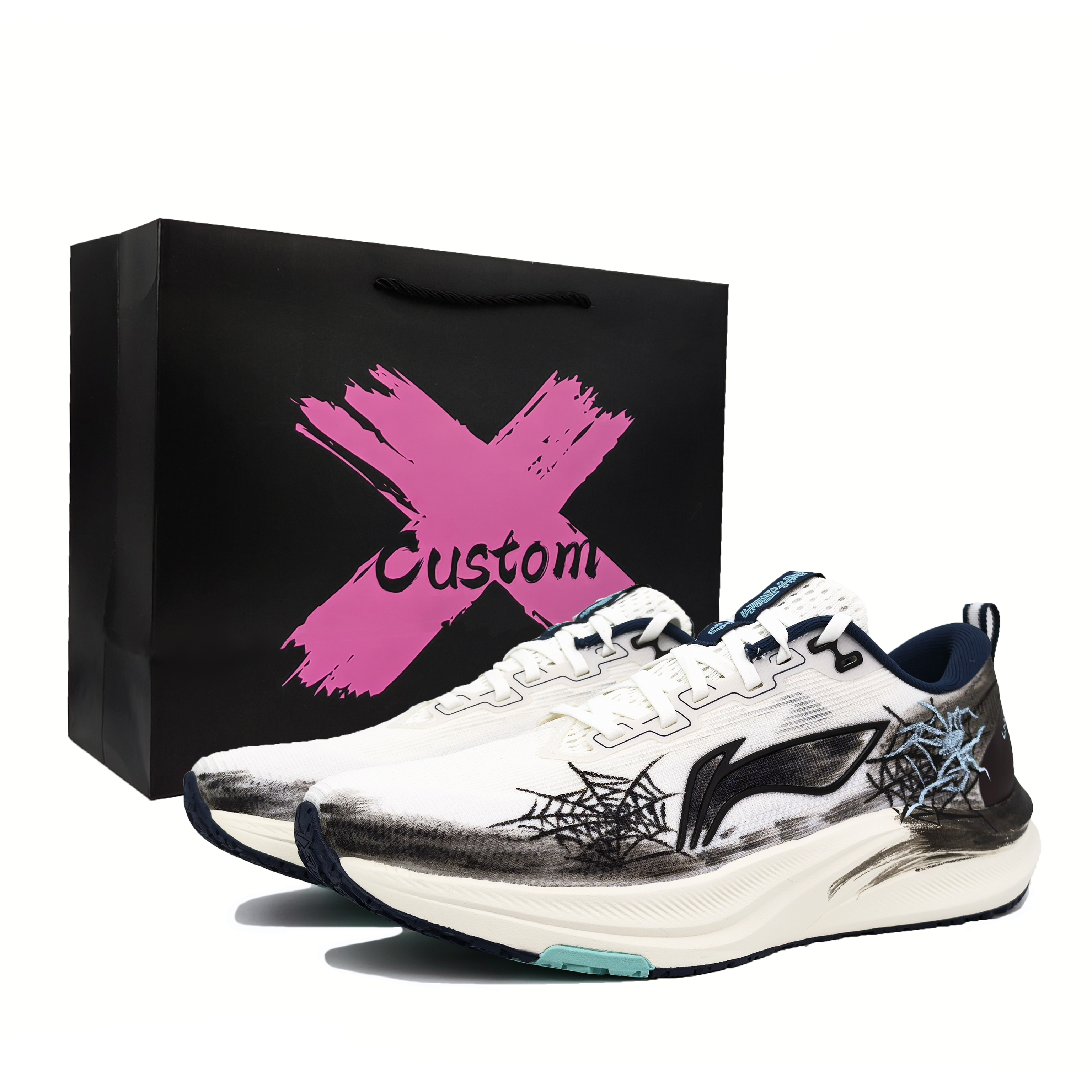 

LINING Кроссовки мужские Red Hare 8 с низким верхом, белые