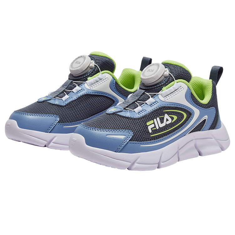 Детские беговые кроссовки Pre school FILA KIDS, темно-серый/синий — фото 3