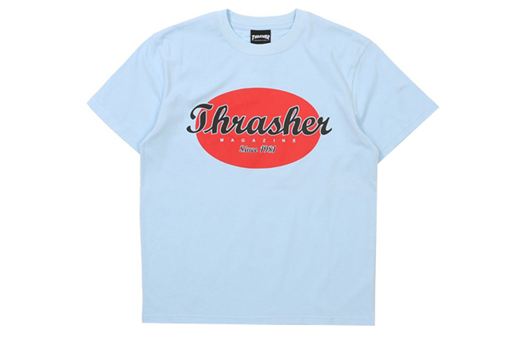 

Футболка прямая Японская версия Unisex Blue Thrasher