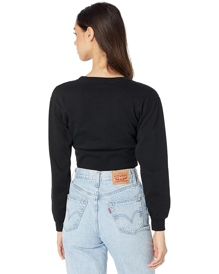 

Толстовка Madden Girl Corset Waist Sweatshirt, черный