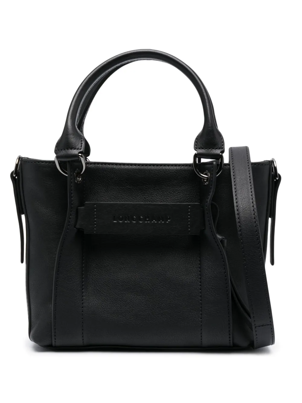 

Маленькая сумка-тоут 3D Longchamp, черный