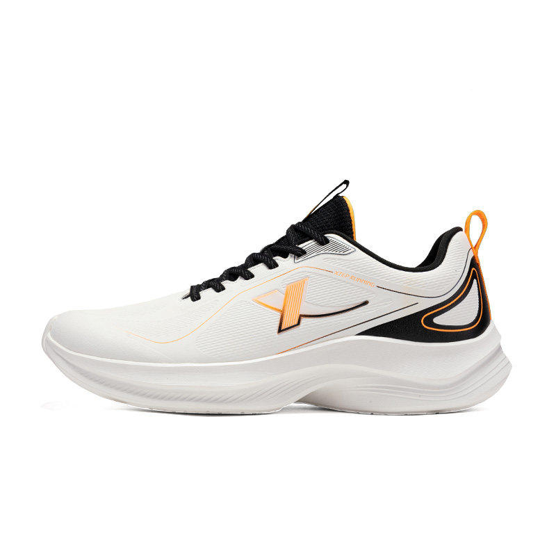 

XTEP Амортизирующие, износостойкие и водонепроницаемые мужские низкие кеды для бега Sail White Highlighter Orange в цвете Sail White/Highlighter Orange