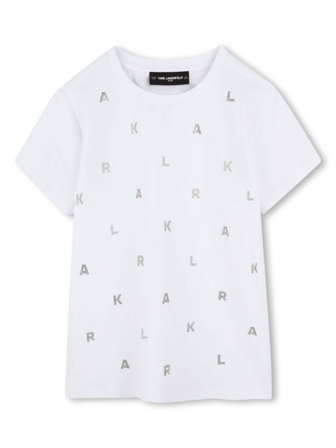 

Karl Lagerfeld Kids футболка с логотипом, белый
