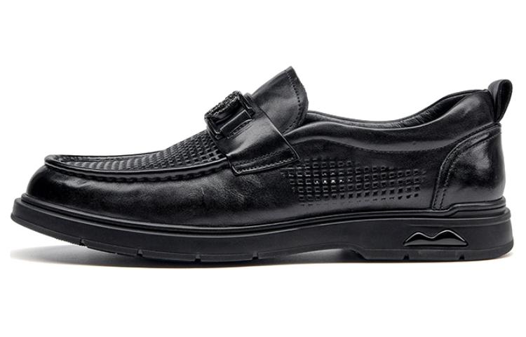 

HARSON Мужские лоферы черно-коричневые, цвет Black