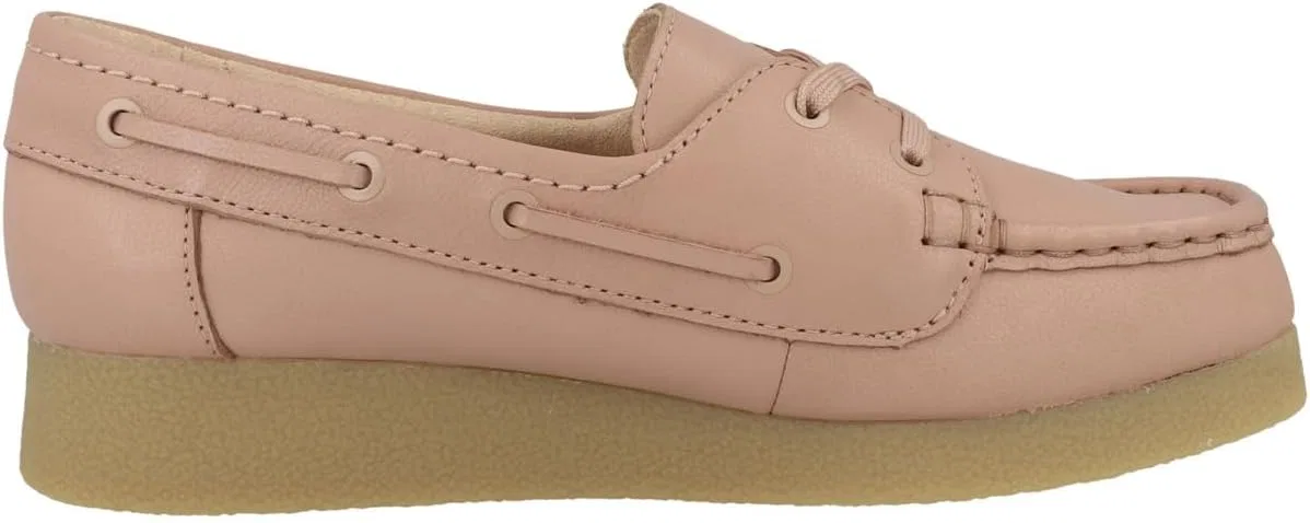 Туфли Clarks Originals Unisex Wallabeeevosea Shoe, Light Pink Lea — фото 3