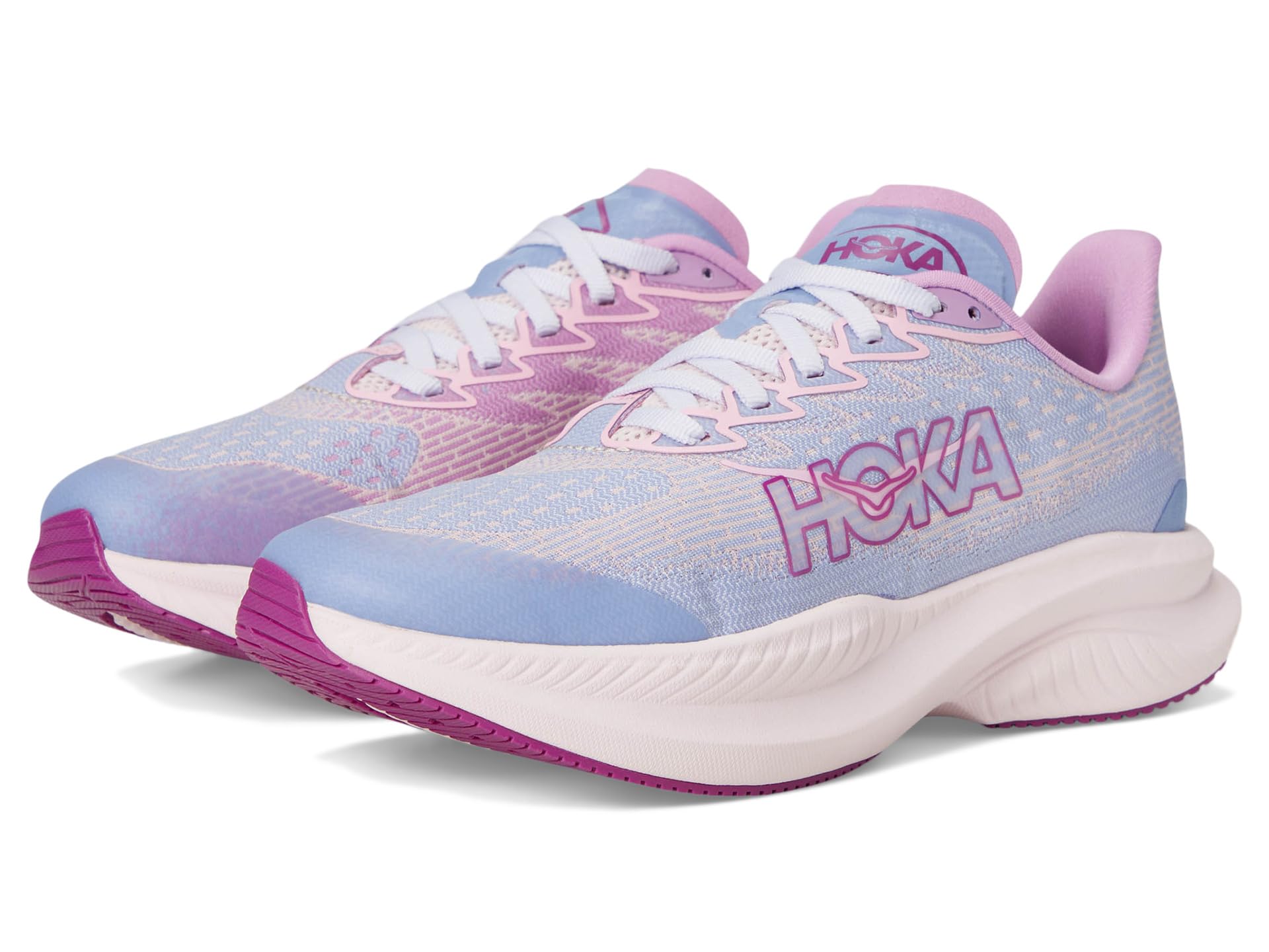 

Кроссовки Hoka Kids Mach 6, цвет Lupine