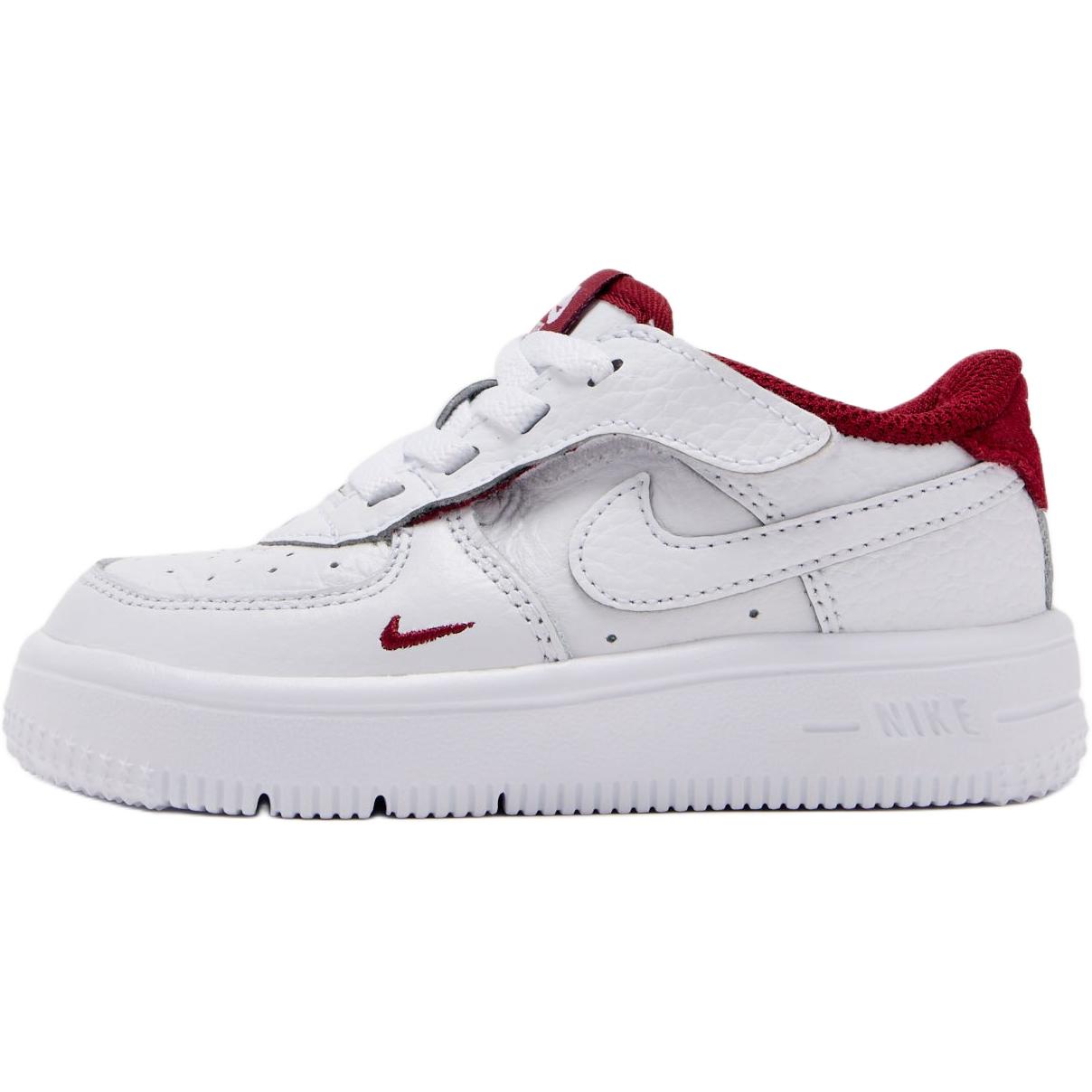 Nike Скользостойкие износостойкие низкие детские туфли White для малышей — фото 3