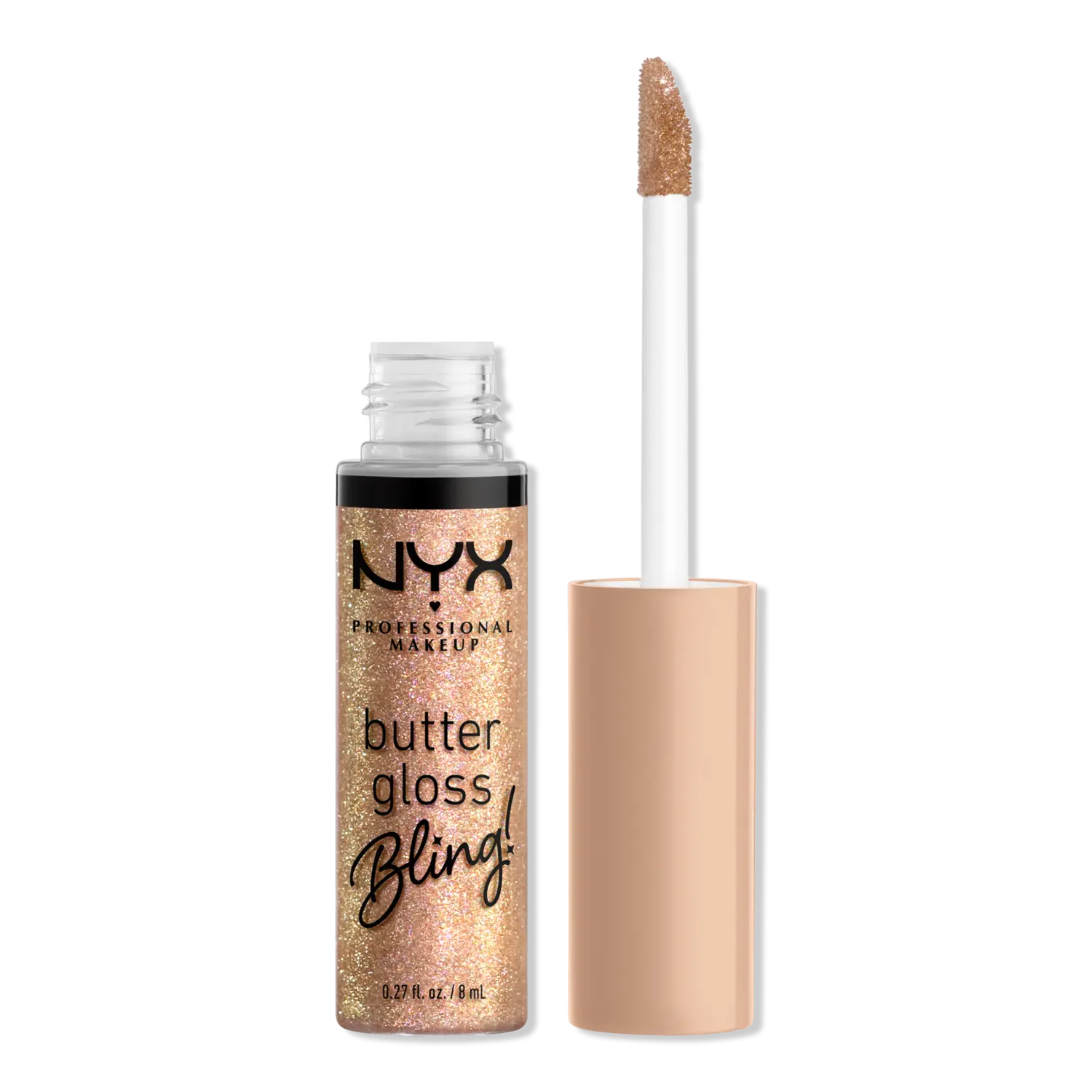 

Нелипкий блеск для губ Butter Gloss Bling NYX Professional Makeup, Bring The Bling