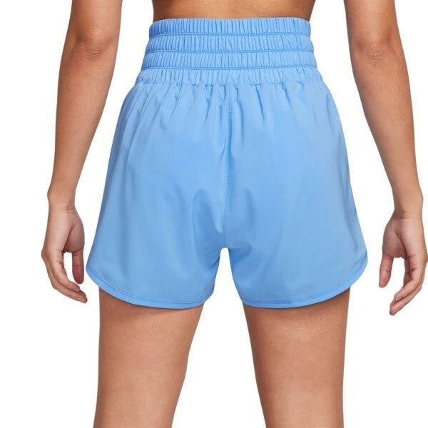Шорты женские Nike One DX6642-412, синие, Dri-FIT, с высокой талией, с застежкой-молнией, SRT102 Nike, синий — фото 2