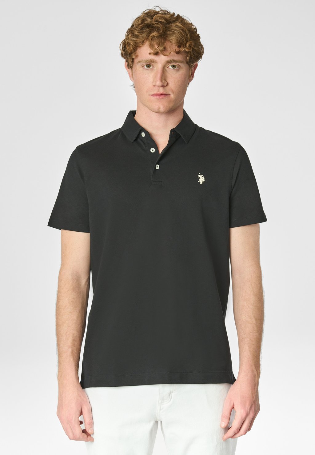 

Поло U.S. Polo Assn., черный