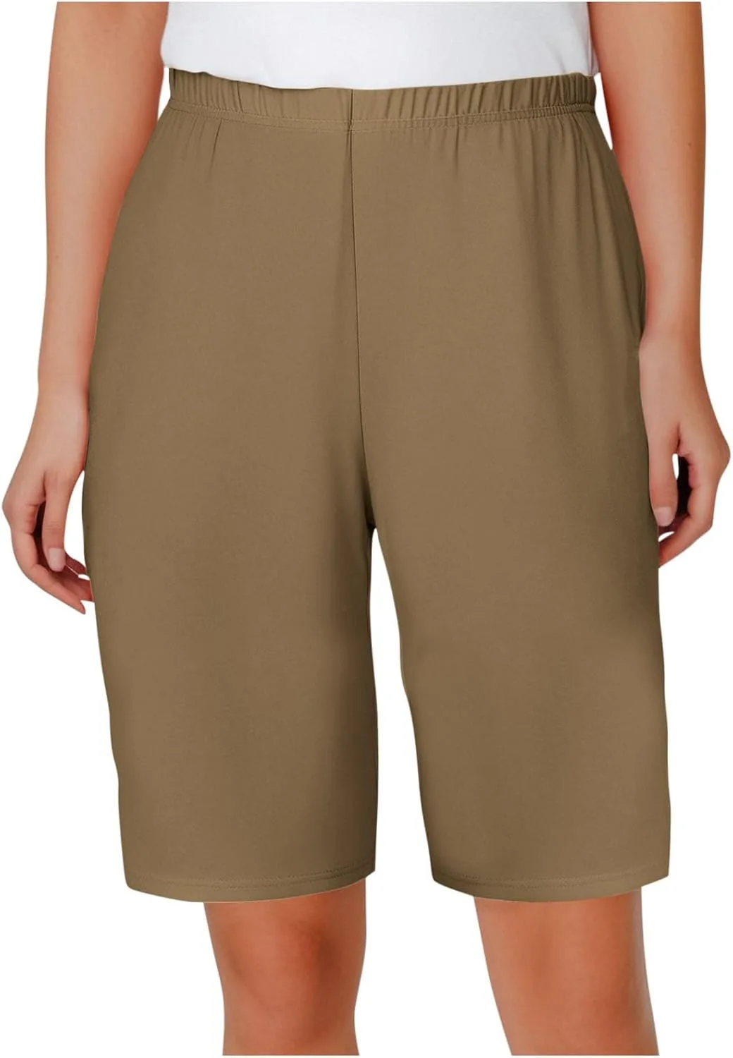 

Бермуды NATHGAM для женщин с высокой талией, эластичные и мешковатые