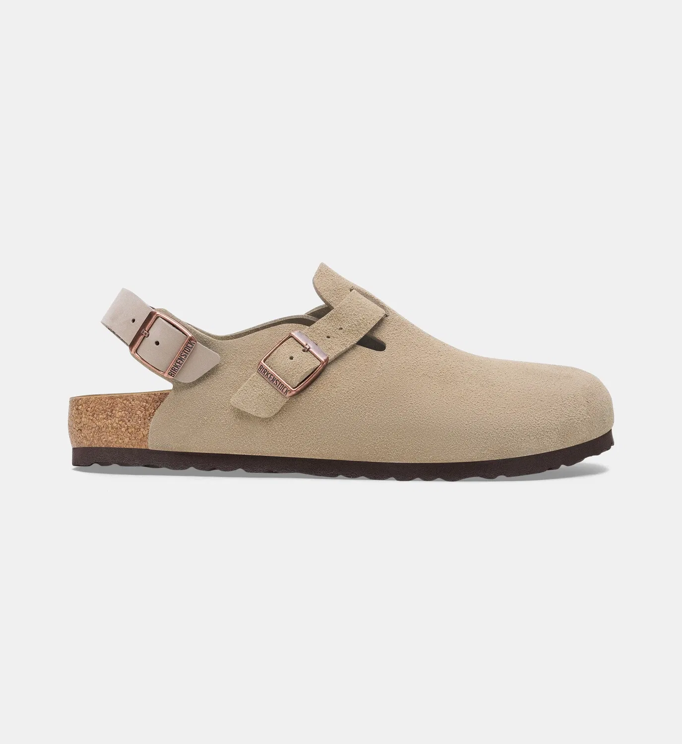 Сабо Токио из кожи BIRKENSTOCK, коричневый