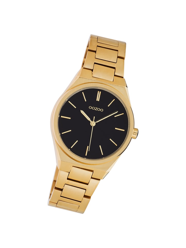 

Аналоговые наручные часы Oozoo Timepieces из розового золота, средний размер (примерно 34 мм)