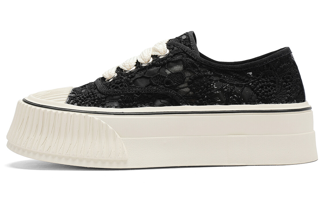 

Кроссовки CВ°BANNER Skateboard Shoes Women's Low-Top Black, черный