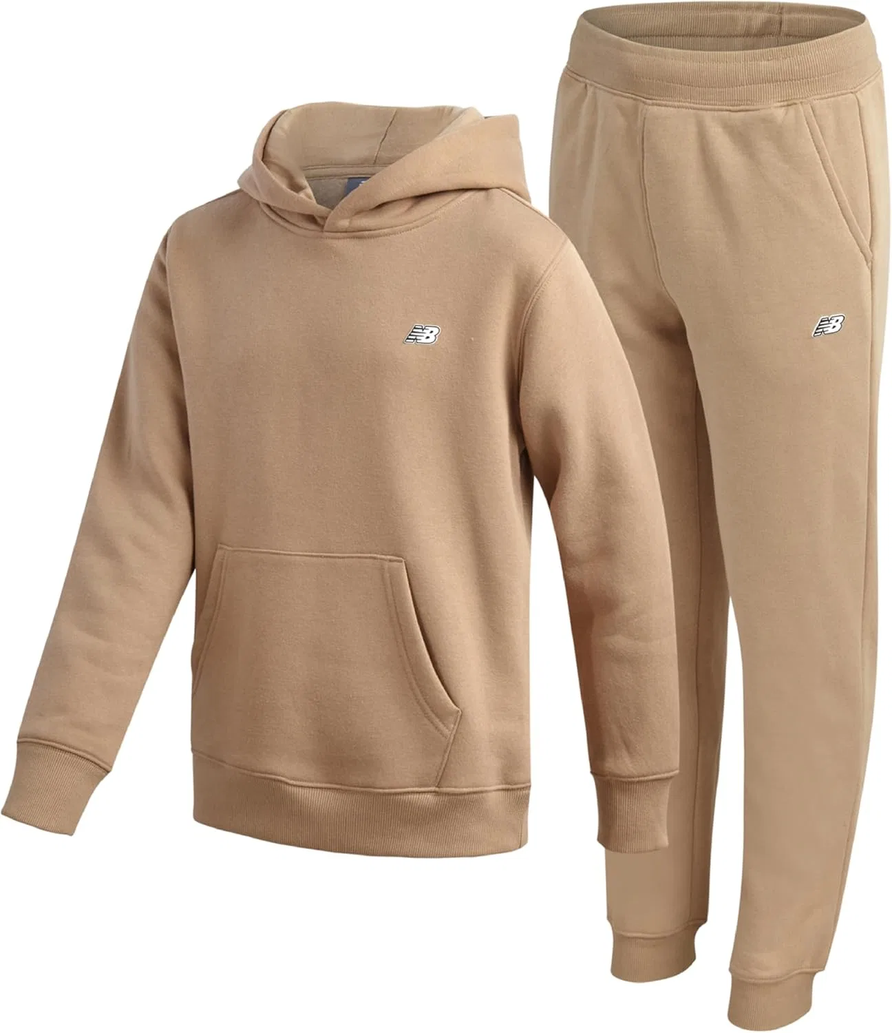 Детский спортивный костюм из флиса New Balance, 2 предмета, Stone