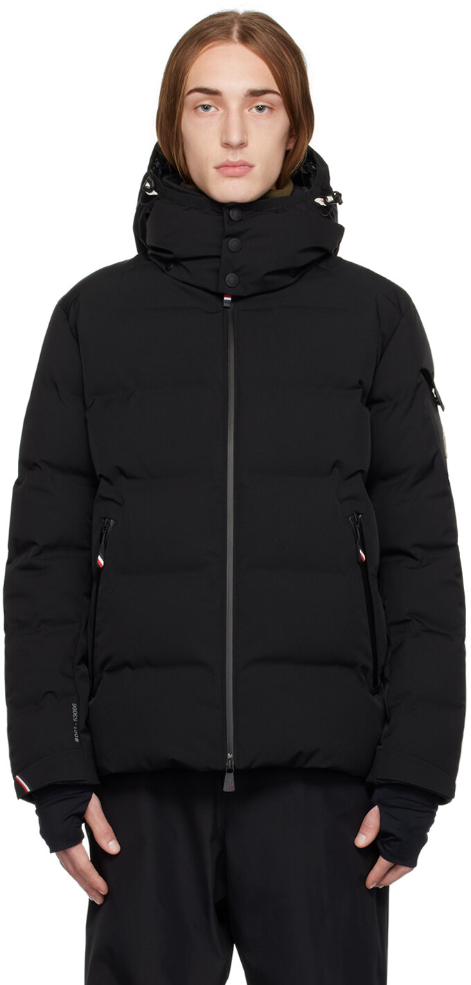 

Moncler Grenoble Черный Пуховик Montgetech