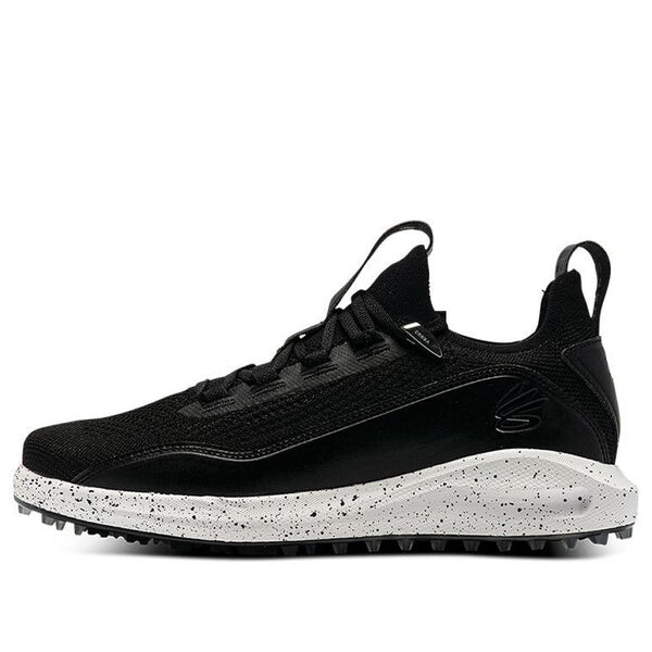 

Кроссовки curry 8 golf spikeless 'black white' Under Armour, черный