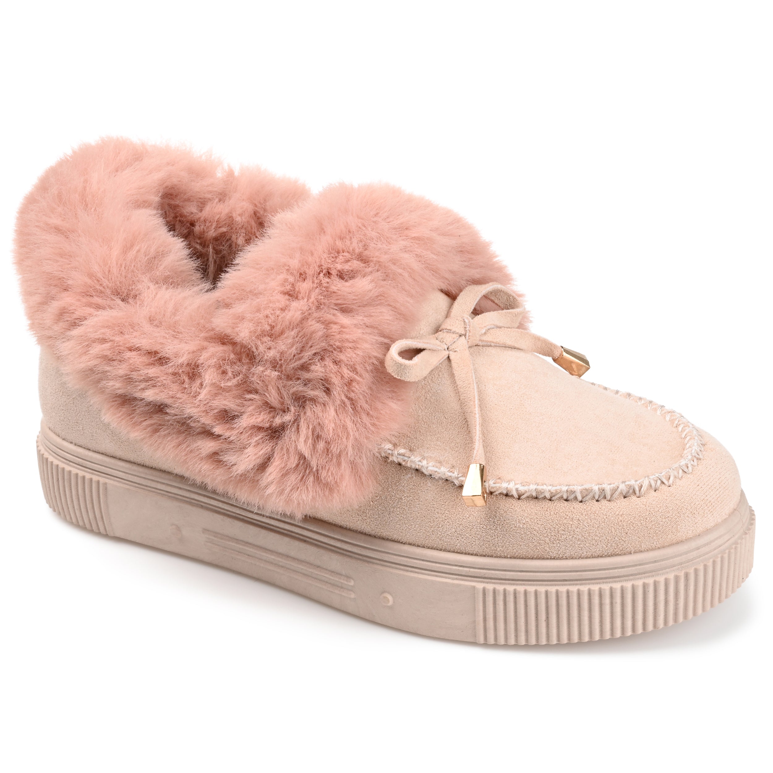 Женские тапочки Tru Comfort Foam Midnight из коллекции Journee, бежевый