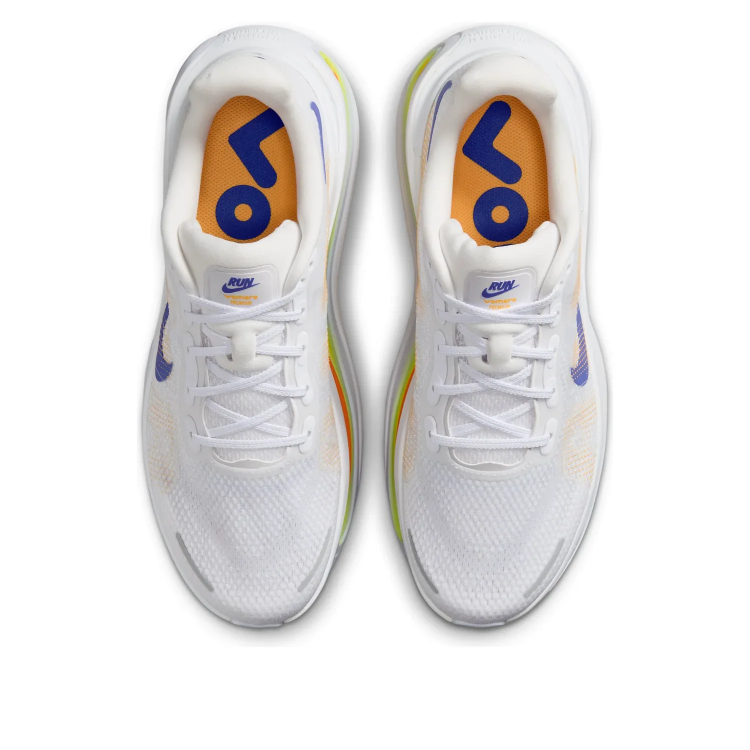 Кроссовки Nike Vomero Premium 'White Lapis Total Orange' — фото 2